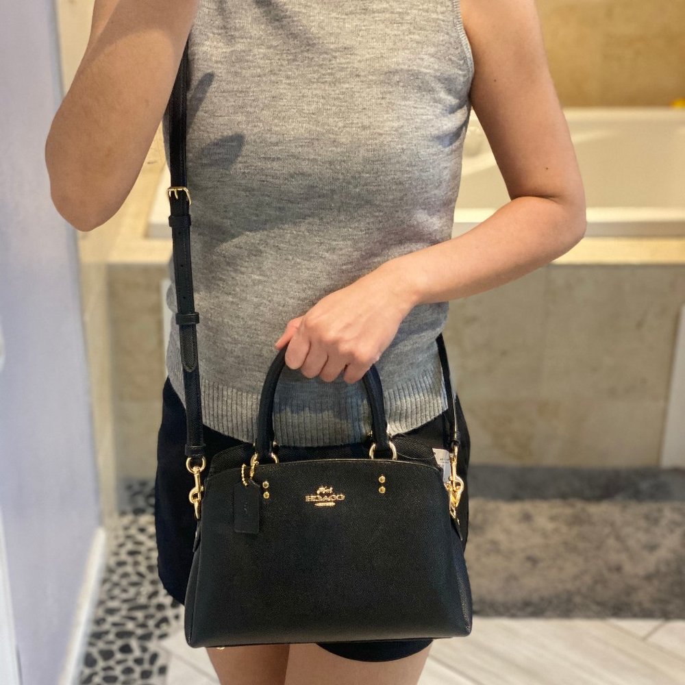 👜COACH SET🌺MINI LILLIE CARRYALL & WALLET - Picture 7 of 7